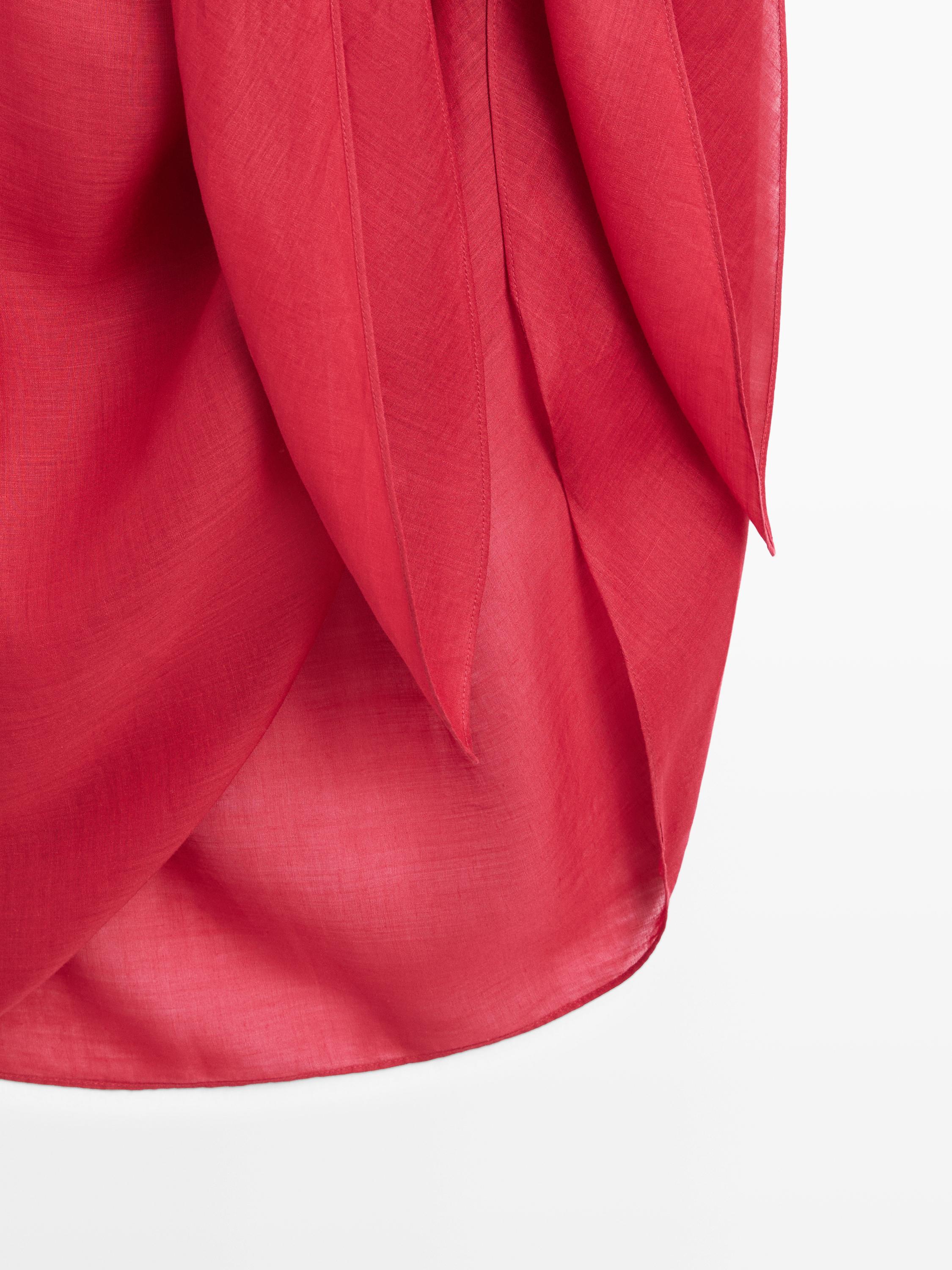 100% ramie pareo skirt